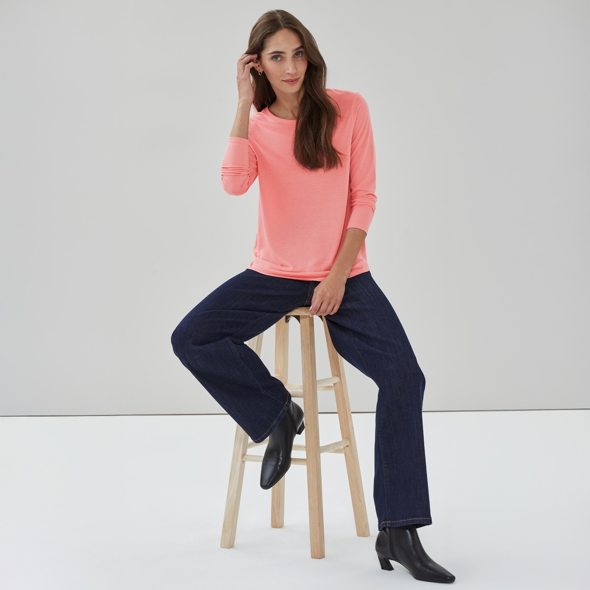 Joe Fresh Haut décontracté à manches longues 1 ea, 19,00 $/1ch