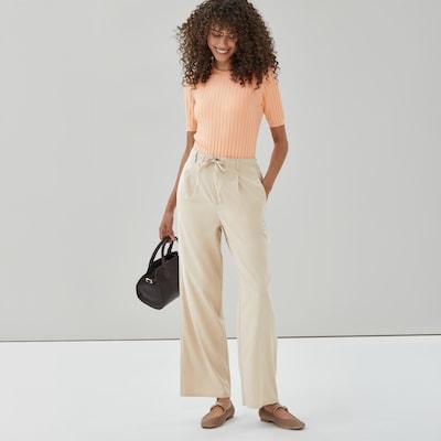 Pull-On Twill Pant - Light Khaki Brown