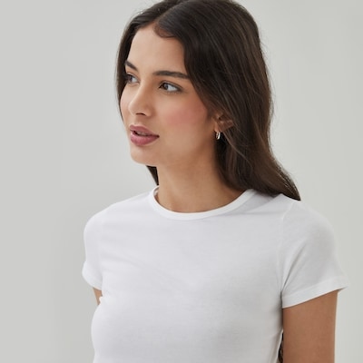 Baby Tee - Bright White