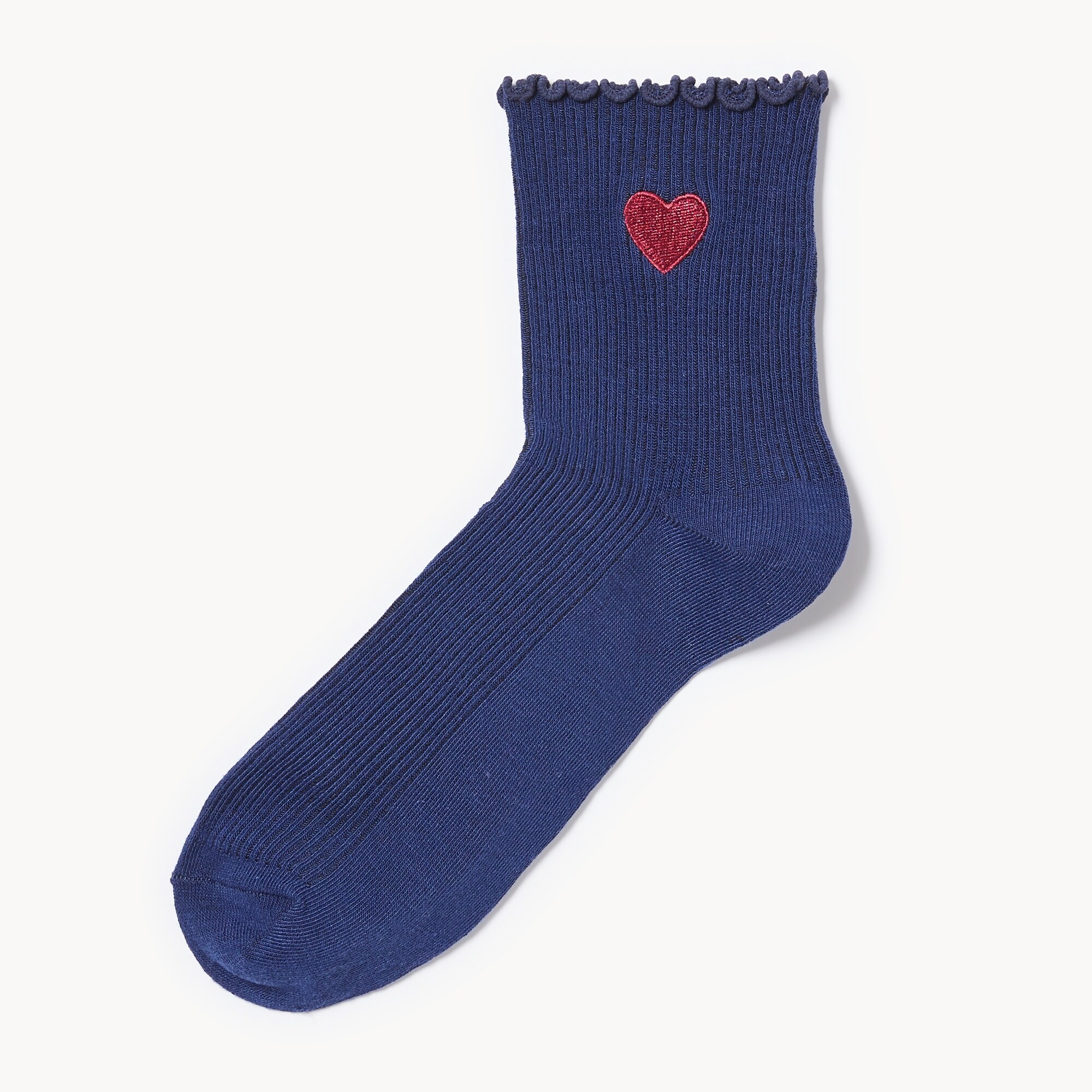 Embroidered Crew Socks