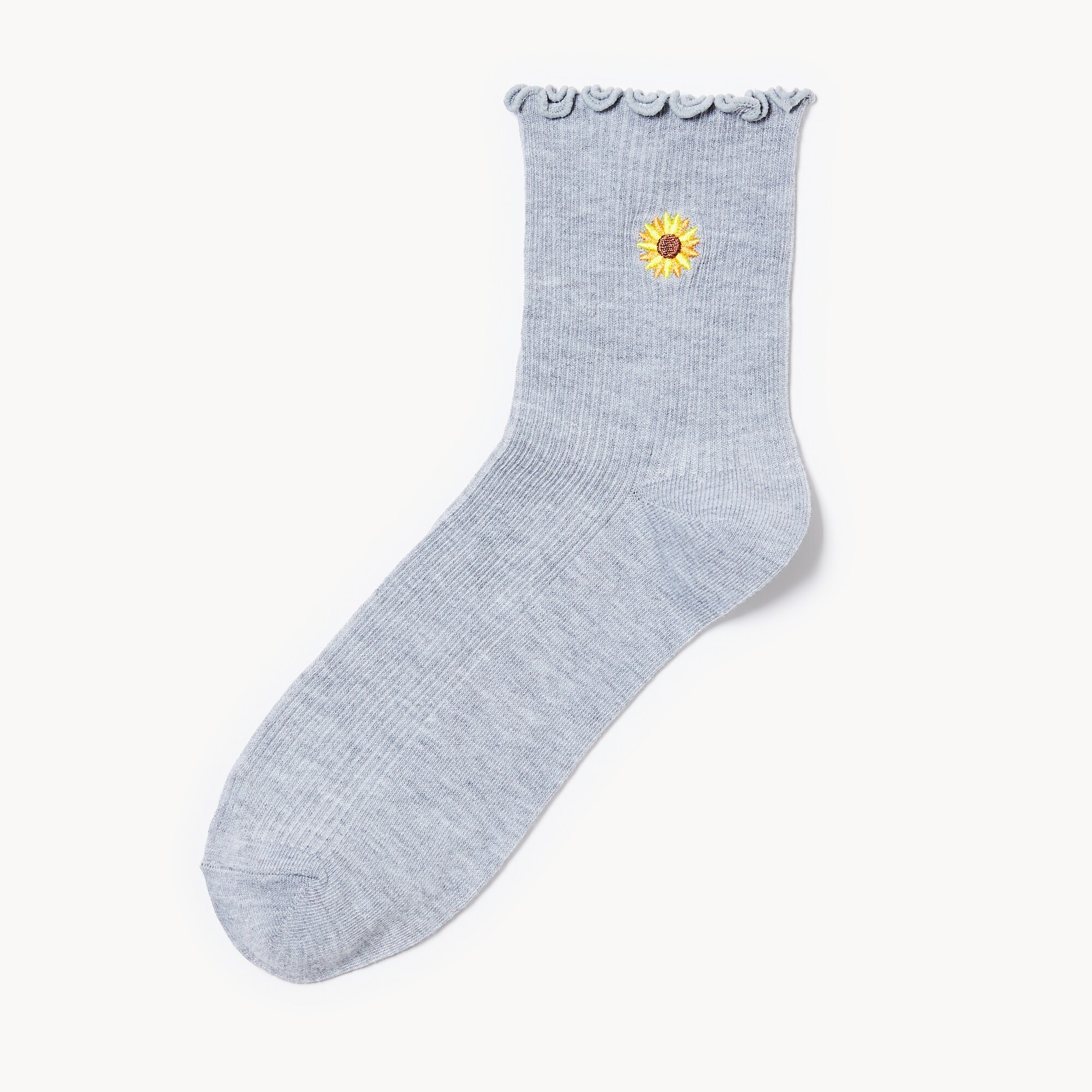Embroidered Crew Socks
