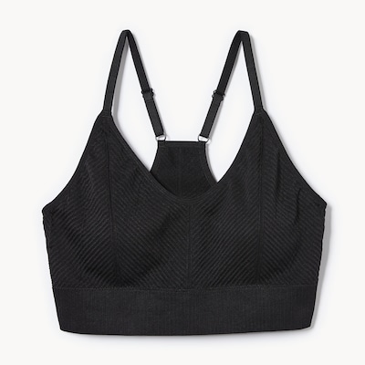 Soutien-gorge sport au maintien léger - Noir