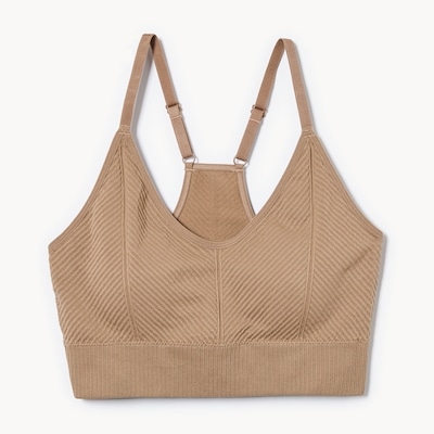 Soutien-gorge sport au maintien léger - Taupe