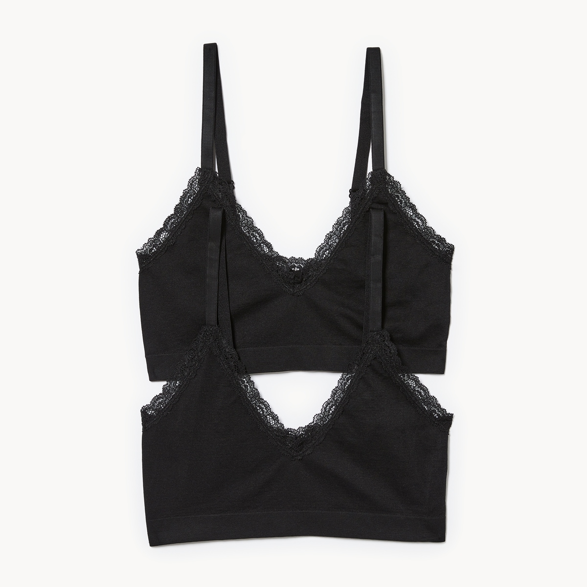 Ens. 2bustiers courts sans couture