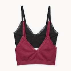 Joe Fresh 2-Pack Seamless Lace Bralette 1 ea, $26.00/1ea