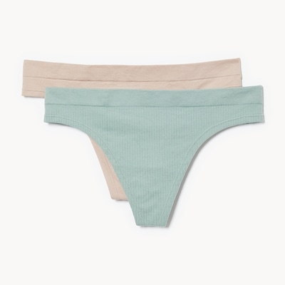 2-Pack Seamless Thong - Green
