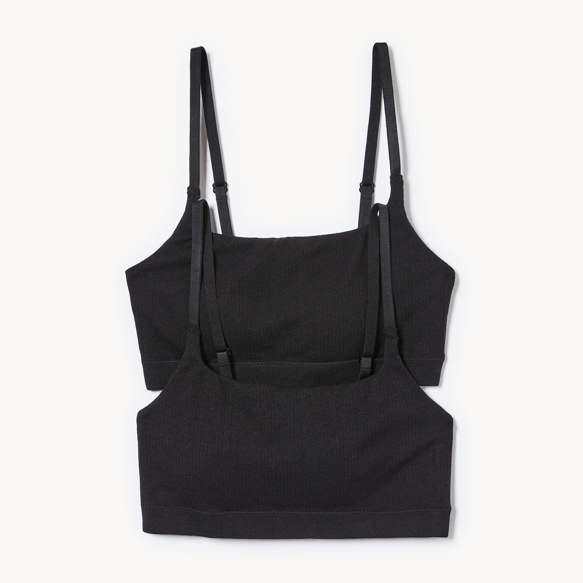 2-Pack Seamless Rib Bralette
