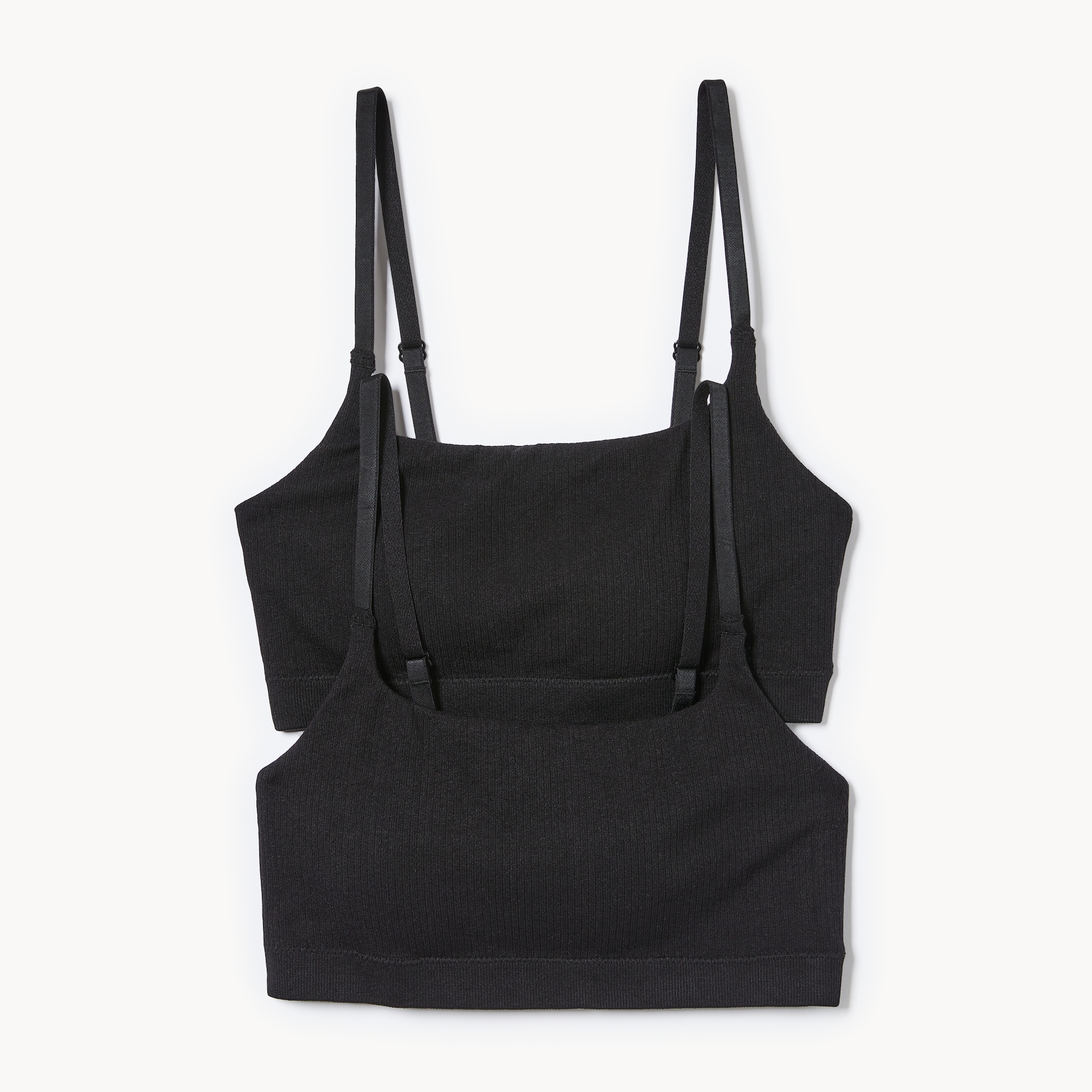 2-Pack Seamless Rib Bralette