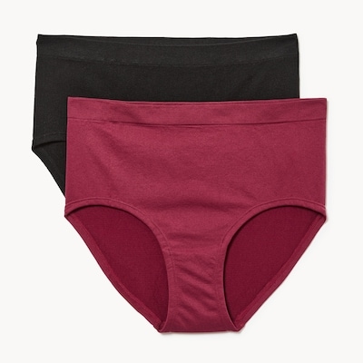 2-Pack Seamless Brief - Burgundy