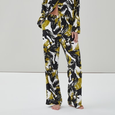 Printed Woven Sleep Pant - Green