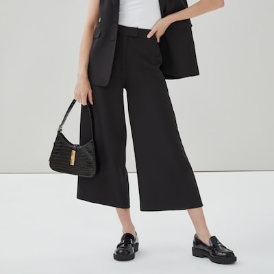 Crepe Culotte Pant - JF Black