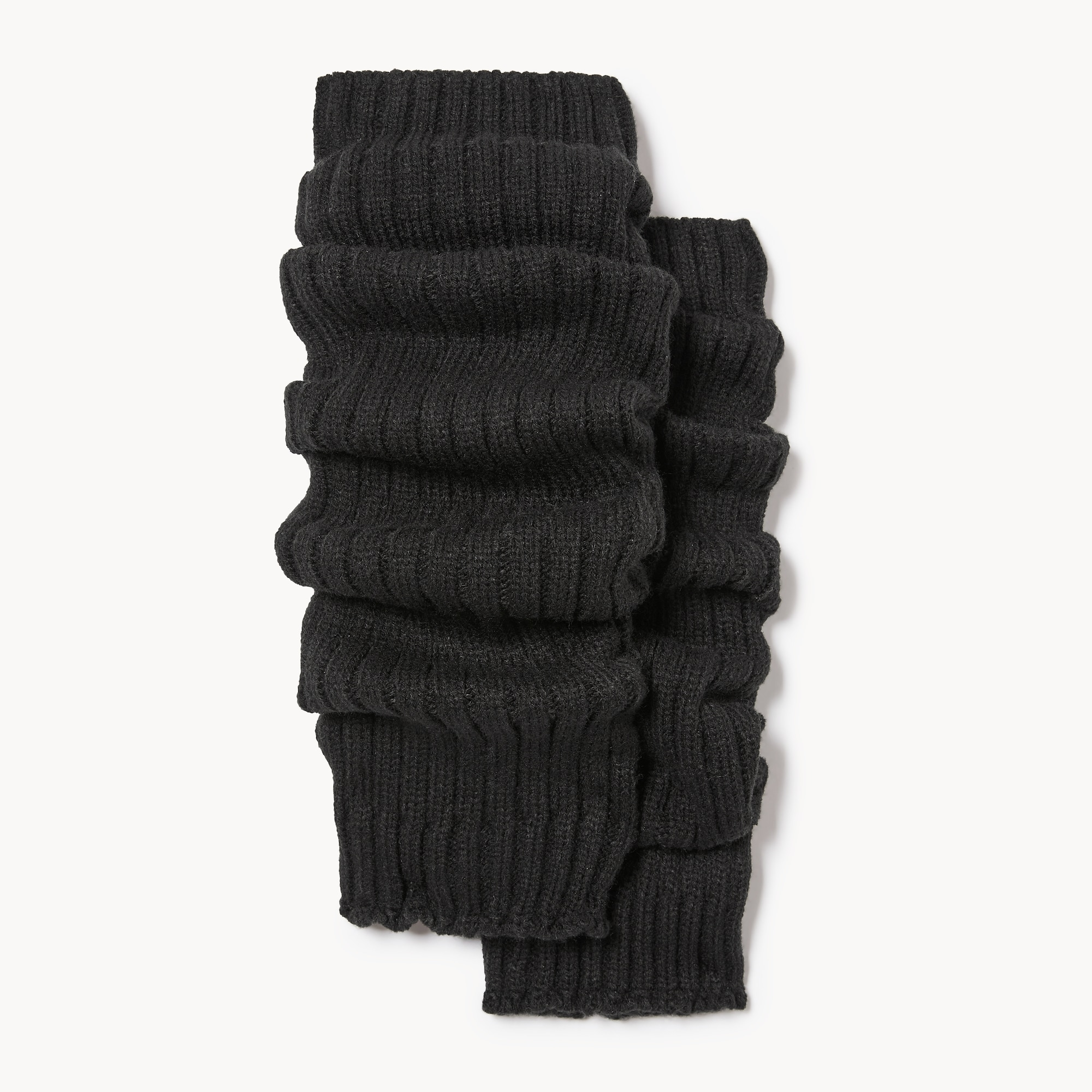 Heavyweight Rib Leg Warmers in Black from Joe Fresh