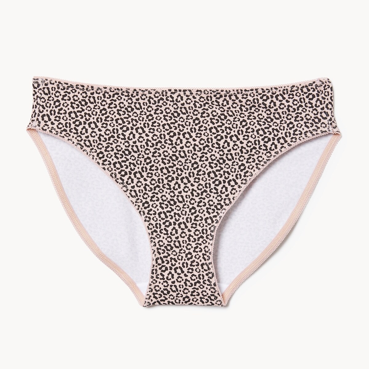 Cotton Picot Bikini - Beige