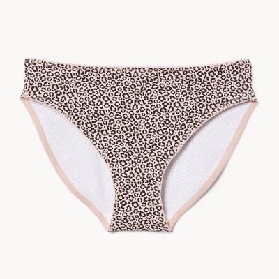 Culotte bikini en coton à picots - Beige