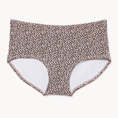 Culotte garçonne en coton à picots - Beige