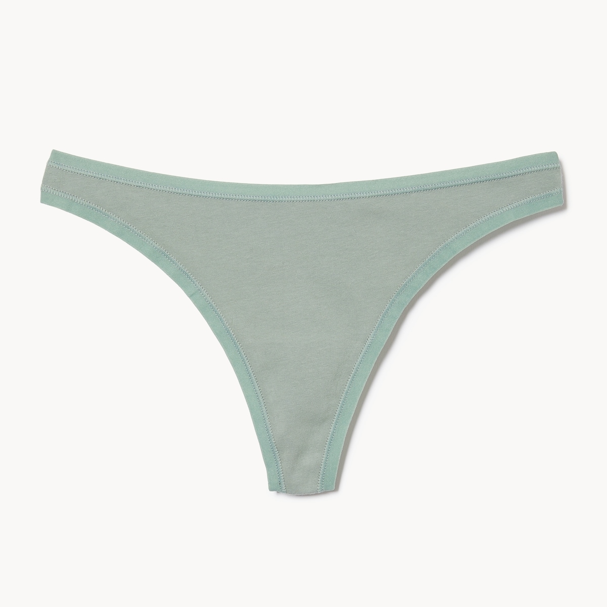 Cotton Thong - Green