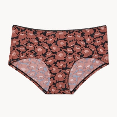 Culotte garçonne à picots - Noir