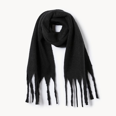 Fringe Scarf - JF Black