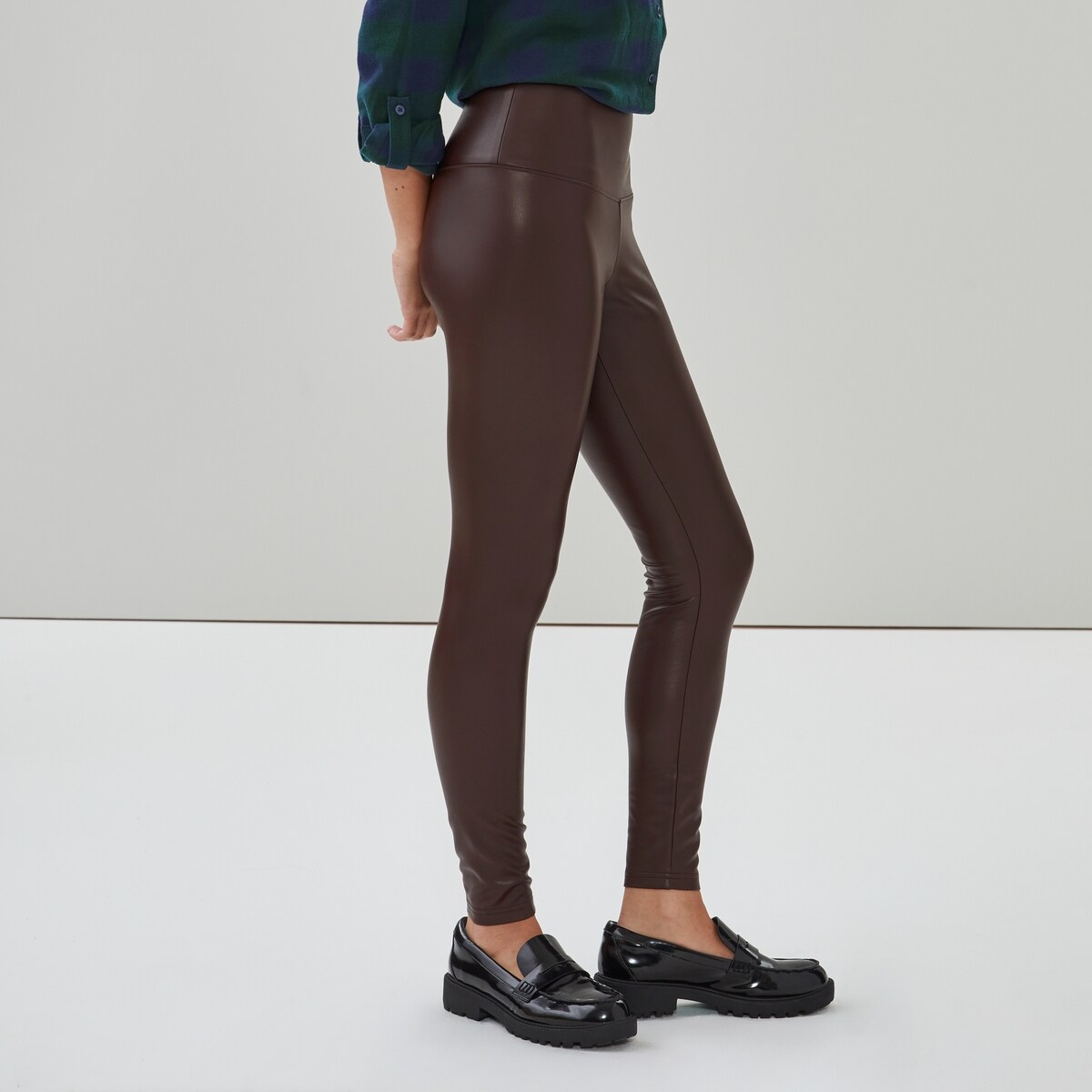 Faux Leather Legging