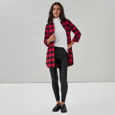 Legging en similicuir - Noir JF