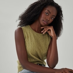 Joe Fresh Cable Knit Sweater Tank 1 ea, $35.00/1ea