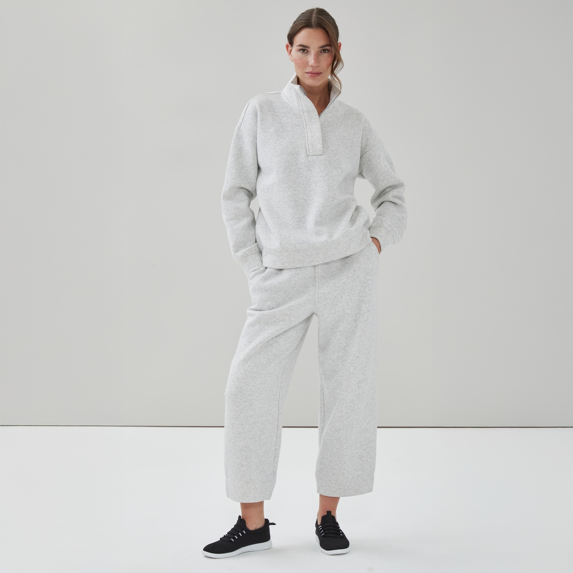 iiimmmiiiVolume Sweat Shortフーディー ダブルジップ ショートフーディー[品番：ADEW0004590]｜ad thie