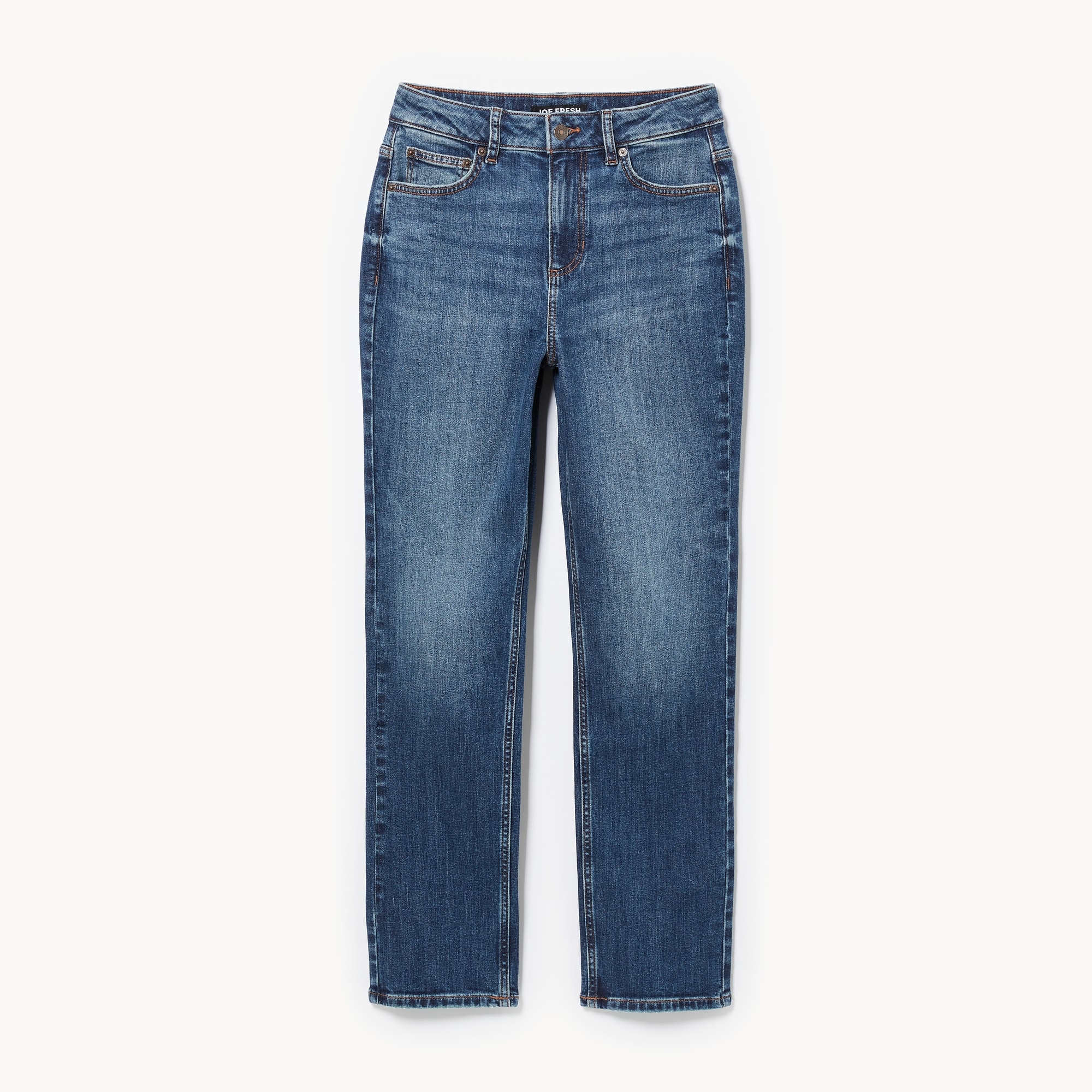 Dark Wash Slim Straight Jean
