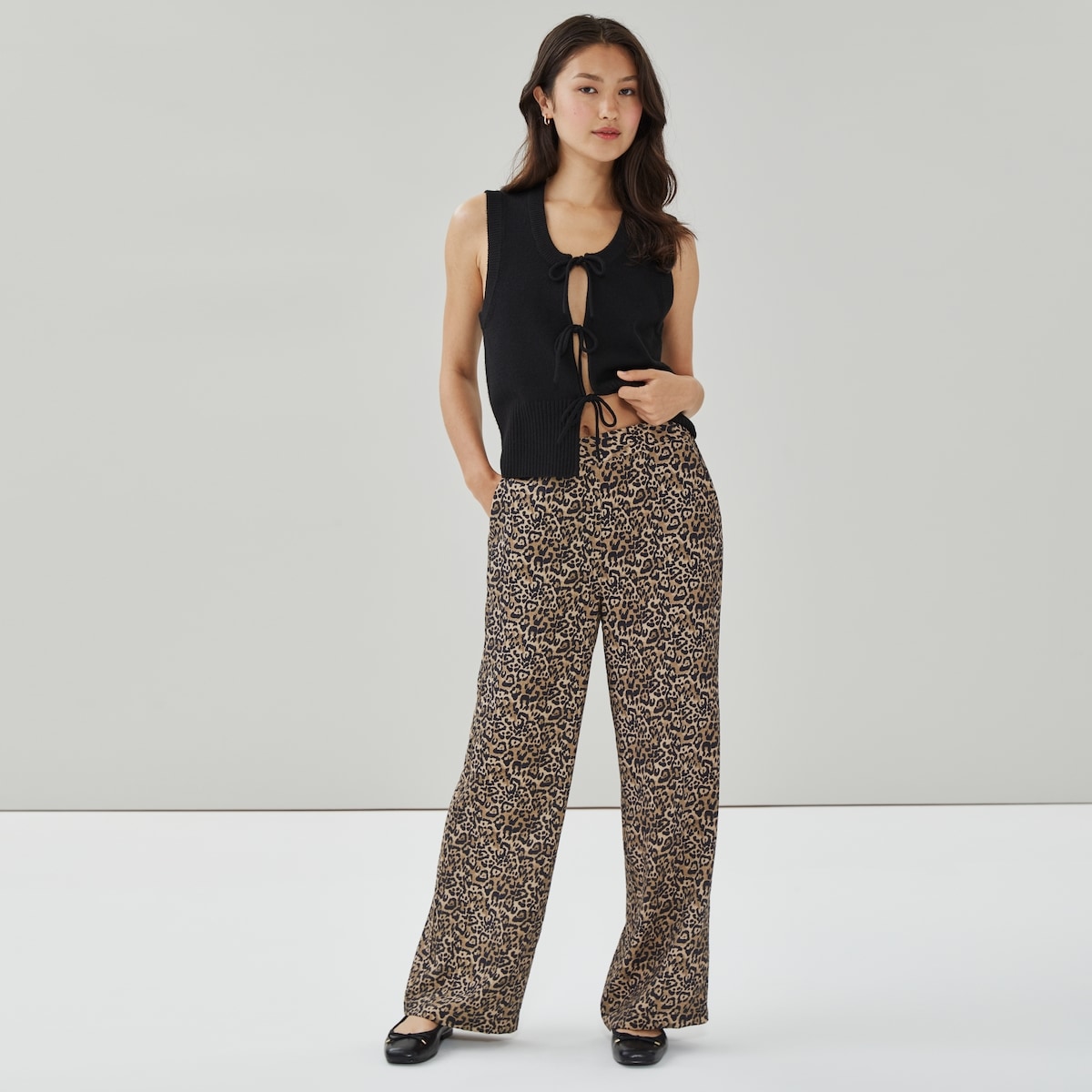 Joe Fresh Pantalon imprimé à jambe large 1 ea, 39,00 $/1ch