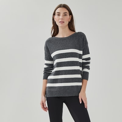 Active Long Sleeve Sweater - Dark Charcoal Mix