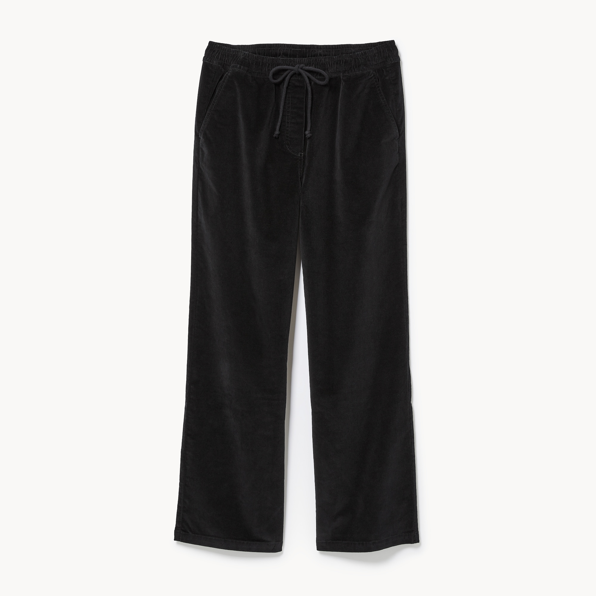 パンツ everyone corduroy trousers (BLACK) 25AW Corduroy Wide Leg Pant in JF Black from Joe Fresh
