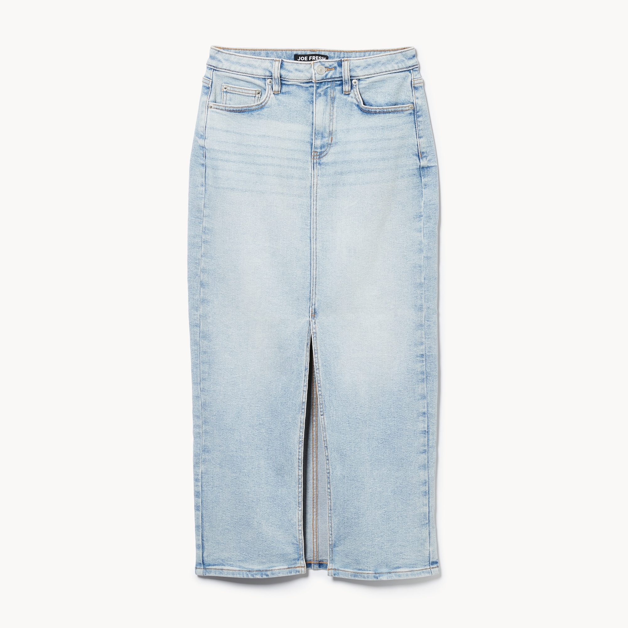 Denim Maxi Skirt in Light Wash from Joe Fresh - Main Image
