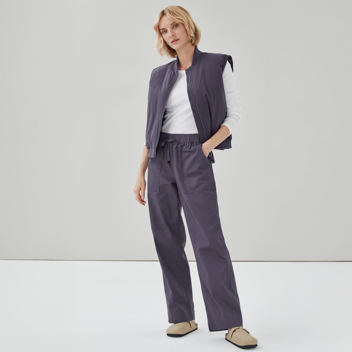 Pantalon utilitaire - Gris Fonc