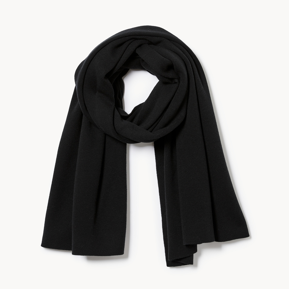 charpe en tricot - Noir