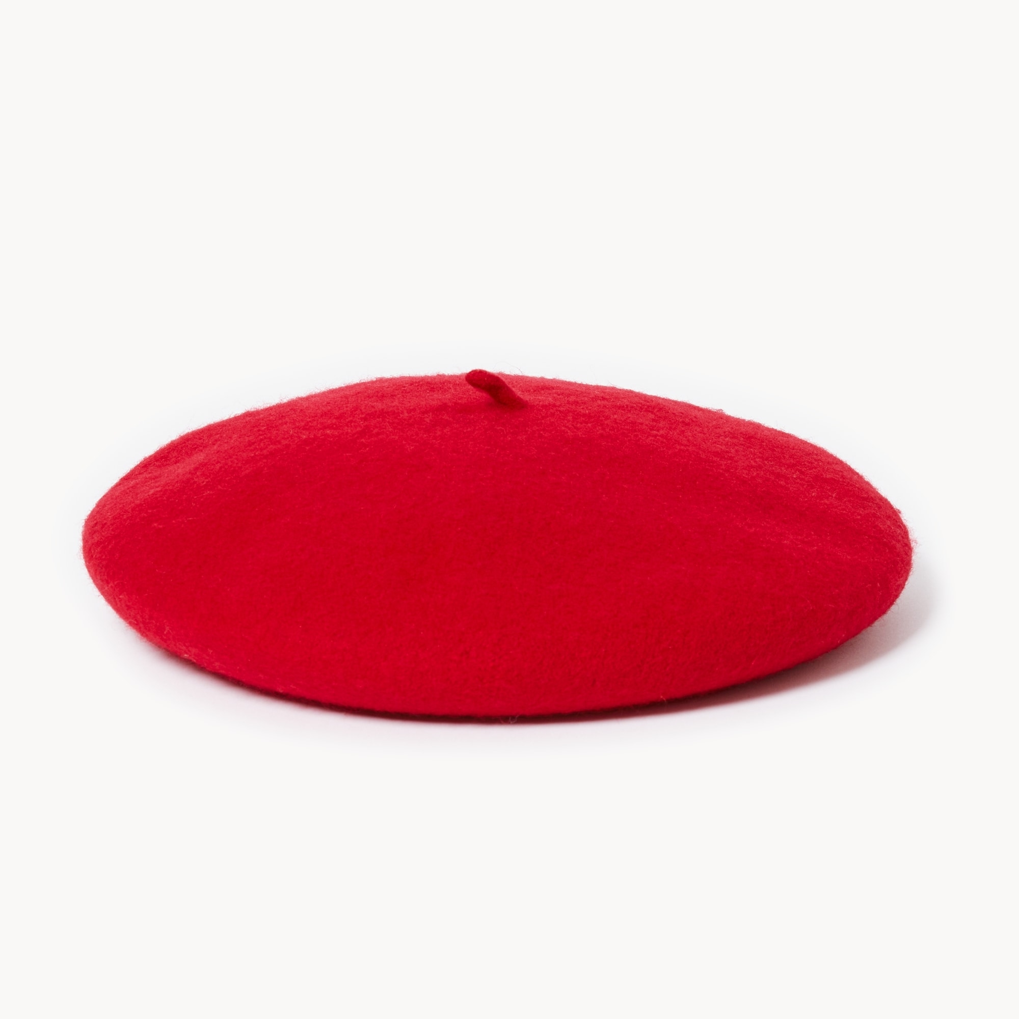 Wool Blend Beret in Bright Red from Joe Fresh