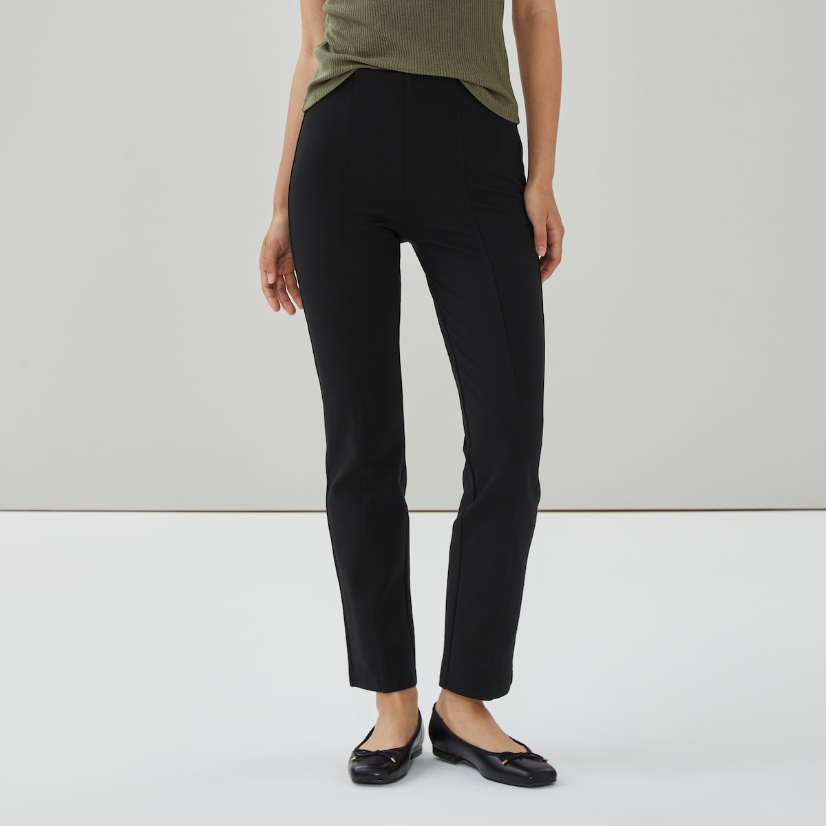 Joe Fresh Pantalon à taille haute en point de Rome 1 ea, 35,00 $/1ch