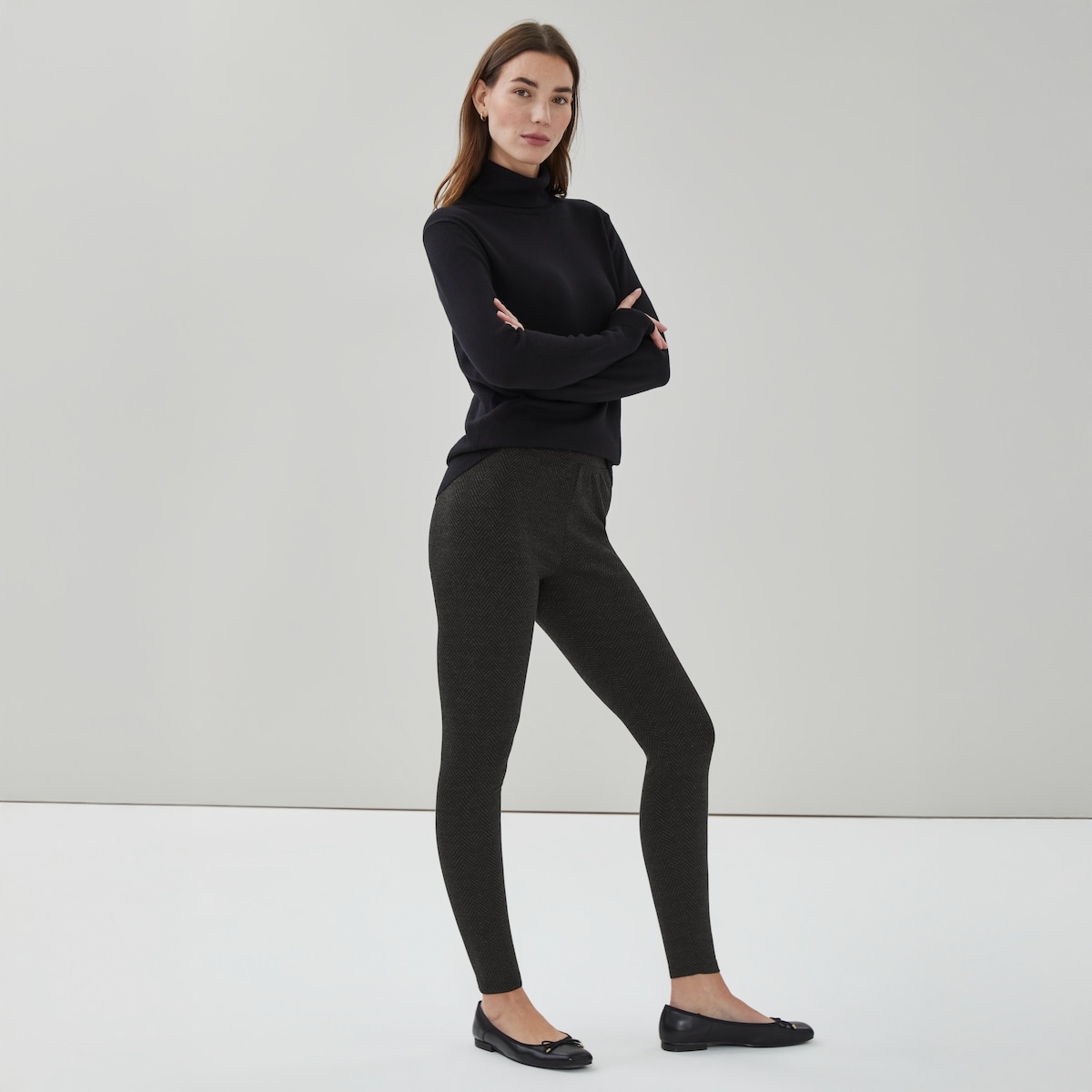 Legging textur - Mlange De Gris