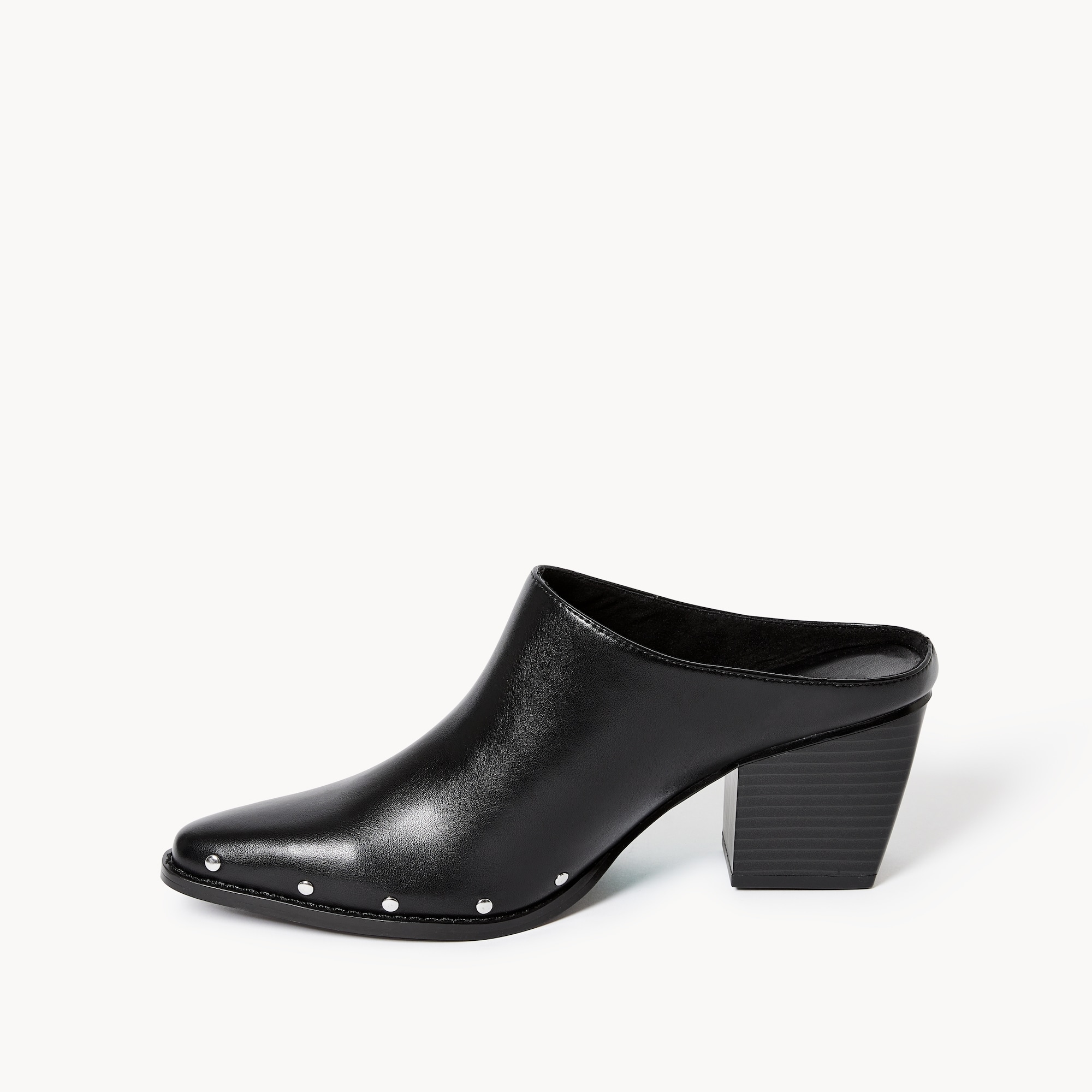 Western Mules in Black from Joe Fresh