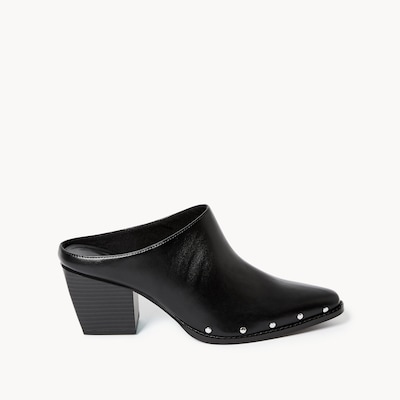Mules style Western - Noir