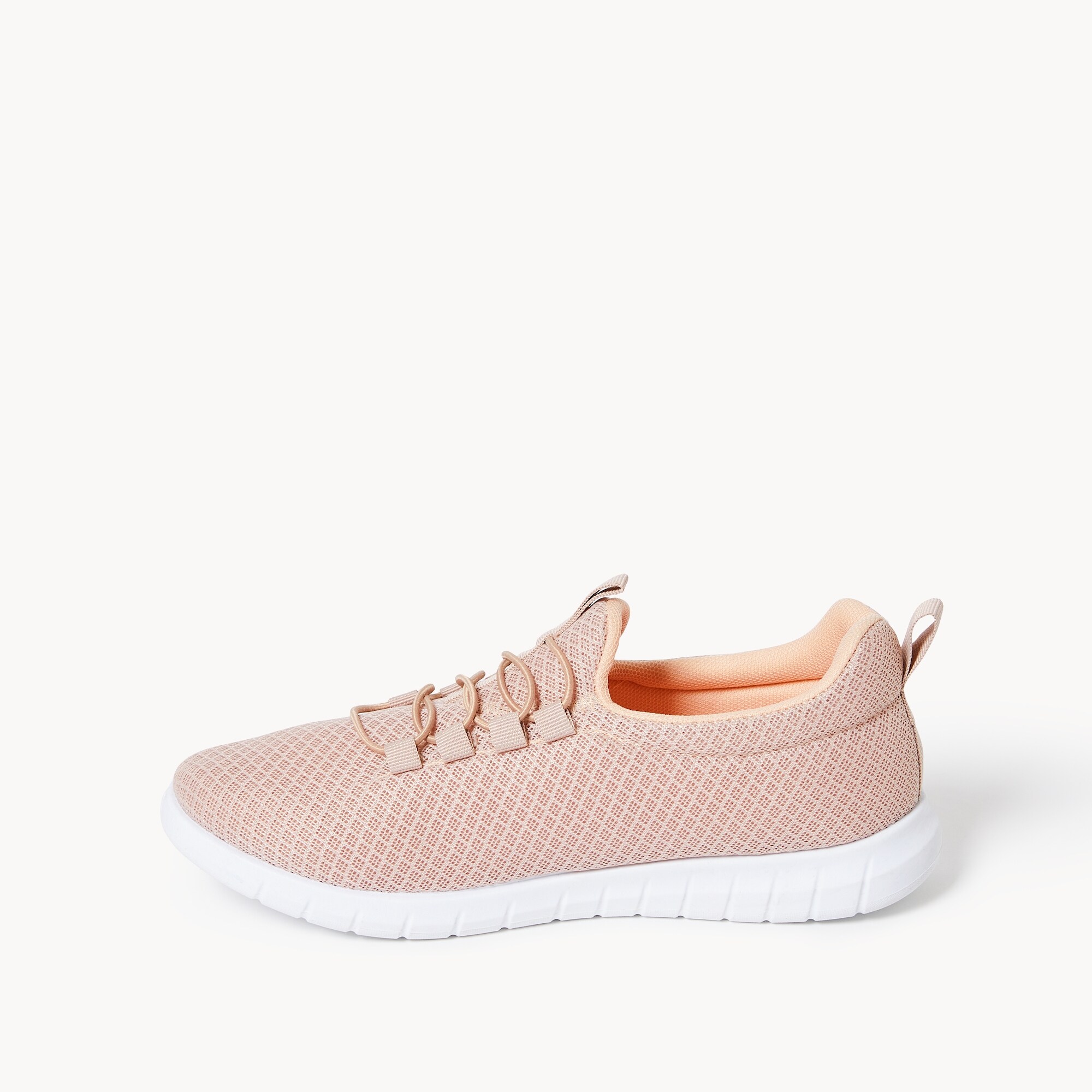 Athletic Lace Up Knit Sneakers