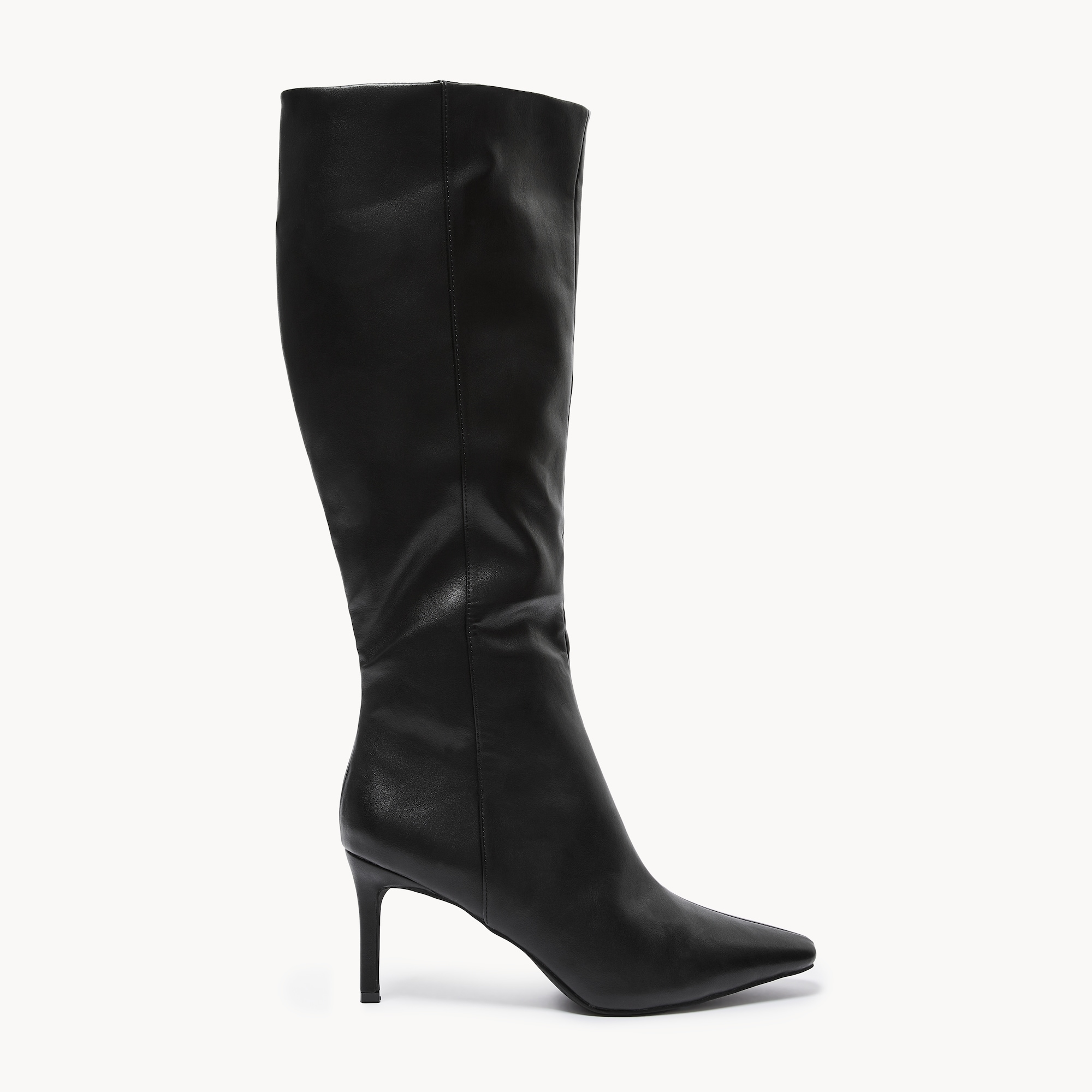 靴 MB LEATHER HIGH-HEEL DRESS BOOTS 靴 MB LEATHER HIGH-HEEL DRESS
