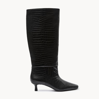 Bottes hautes à talons - Noir