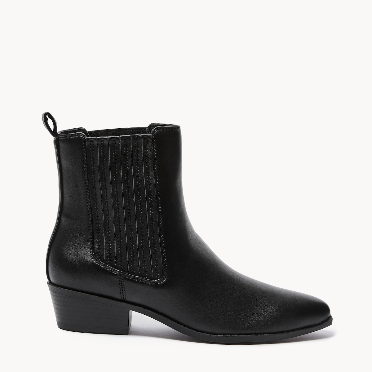 Western Ankle Boots - Black