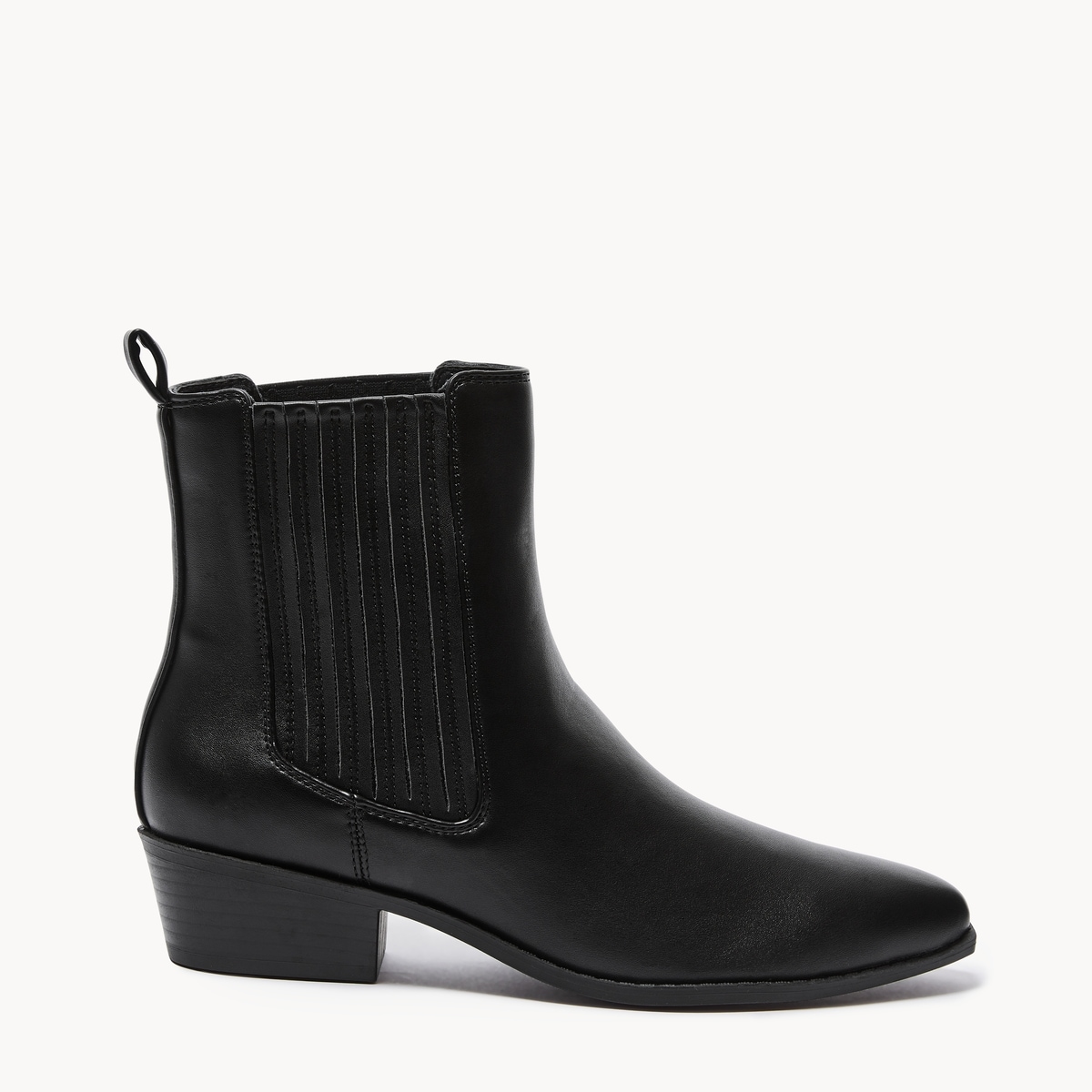 Western Ankle Boots - Black