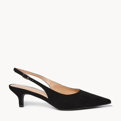 Slingback Pumps - Black