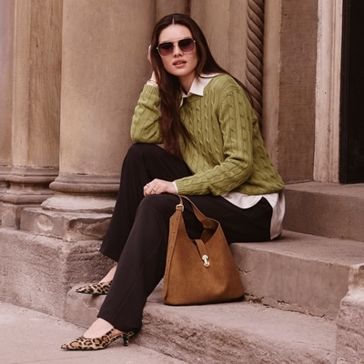 Slingback Pumps - Brown