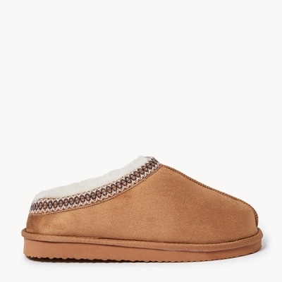 Cozy Flat Mules - Light Brown