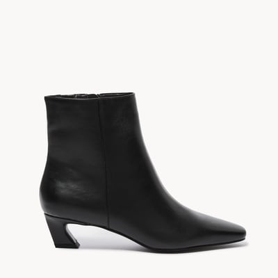 Heeled Black Boots - Black