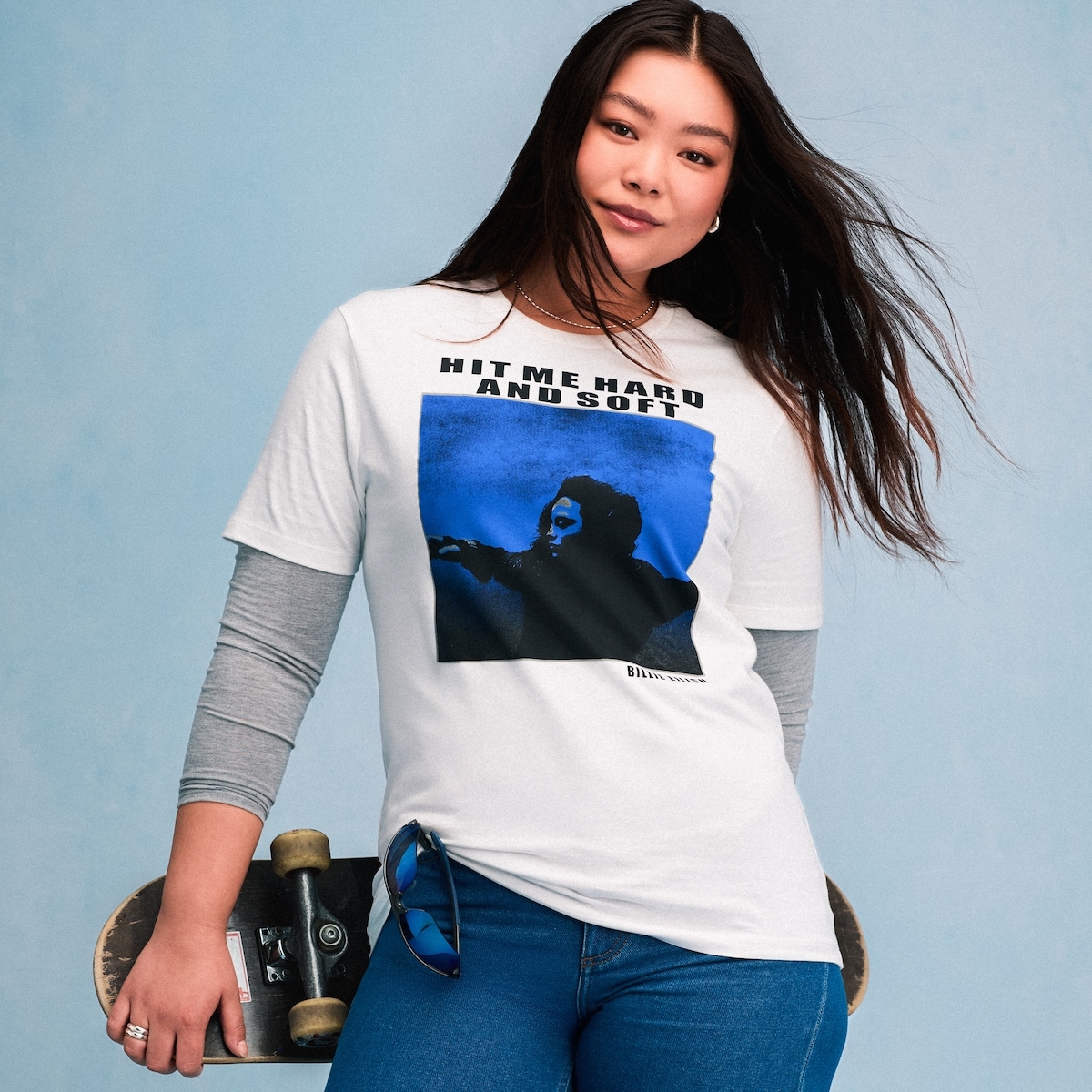 Billie Eilish Relaxed Graphic T-Shirt - Off White