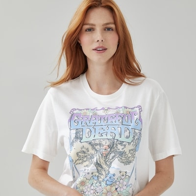 Grateful Dead Relaxed Graphic T-Shirt - Bright White