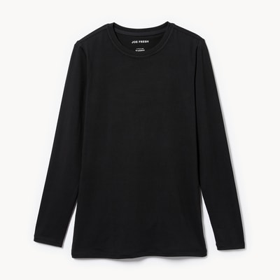 Long Sleeve Thermal Top - Black
